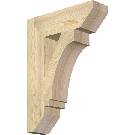 Ekena Millwork Imperial Slat Rough Sawn Bracket, Douglas Fir, 6"W x 22"D x 30"H BKT06X22X30IMP06RDF